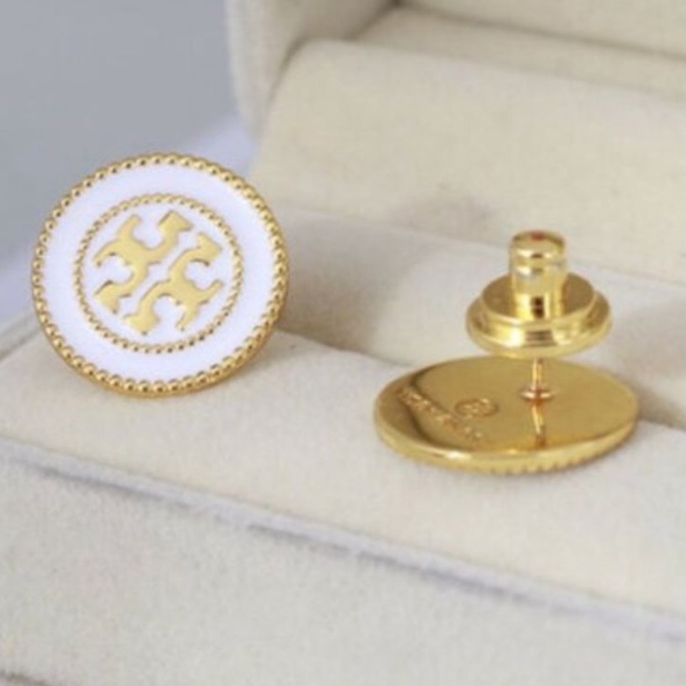 Tory Burch Double Circle Stud Earrings - Picture 6 of 6
